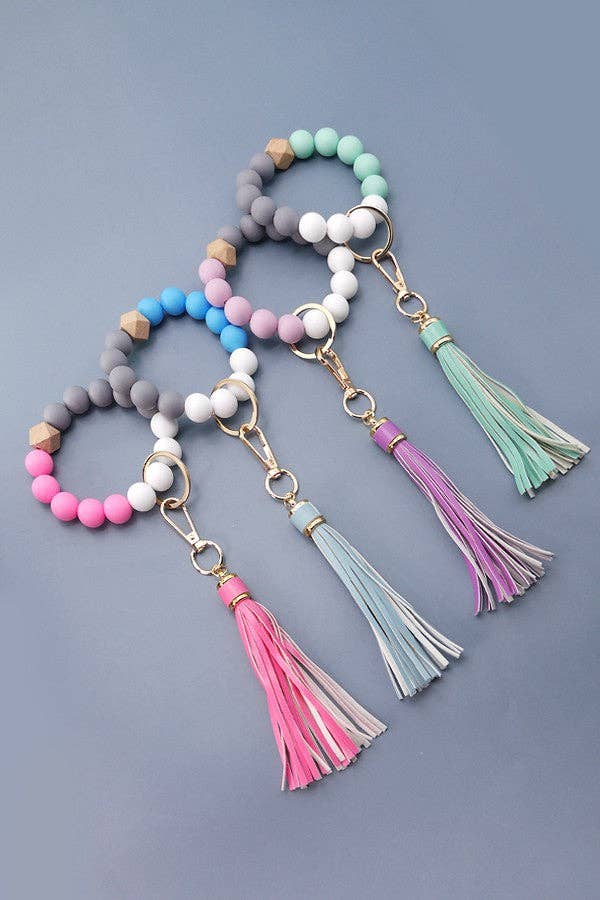 Bead Bracelet Key Chain