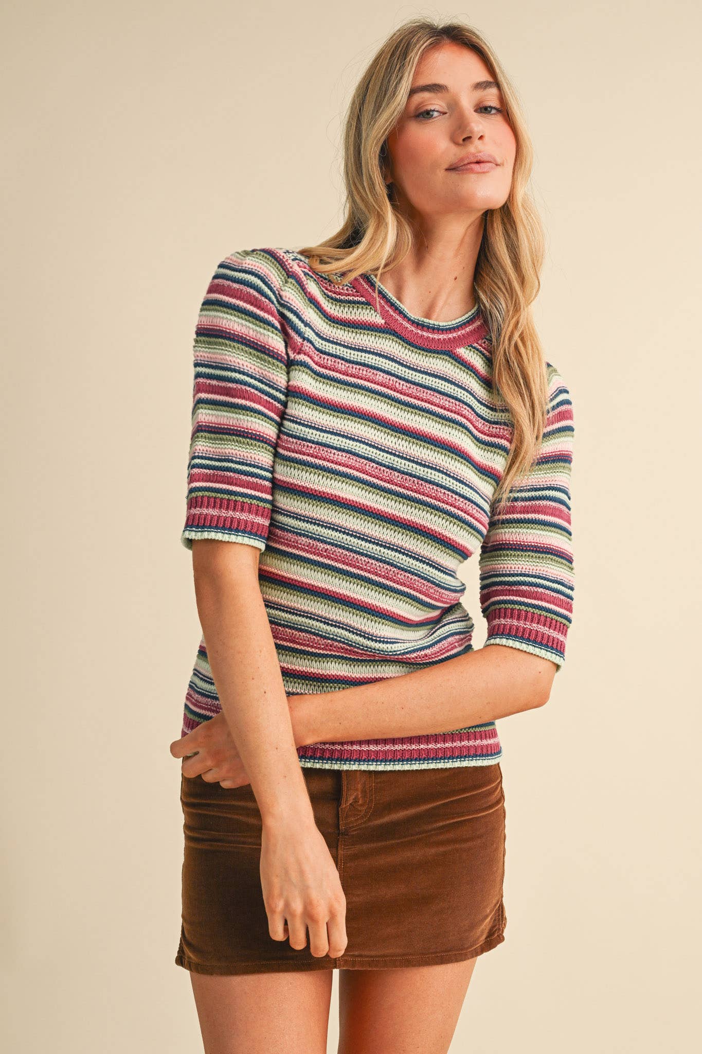 Rainbow Stripe Sweater