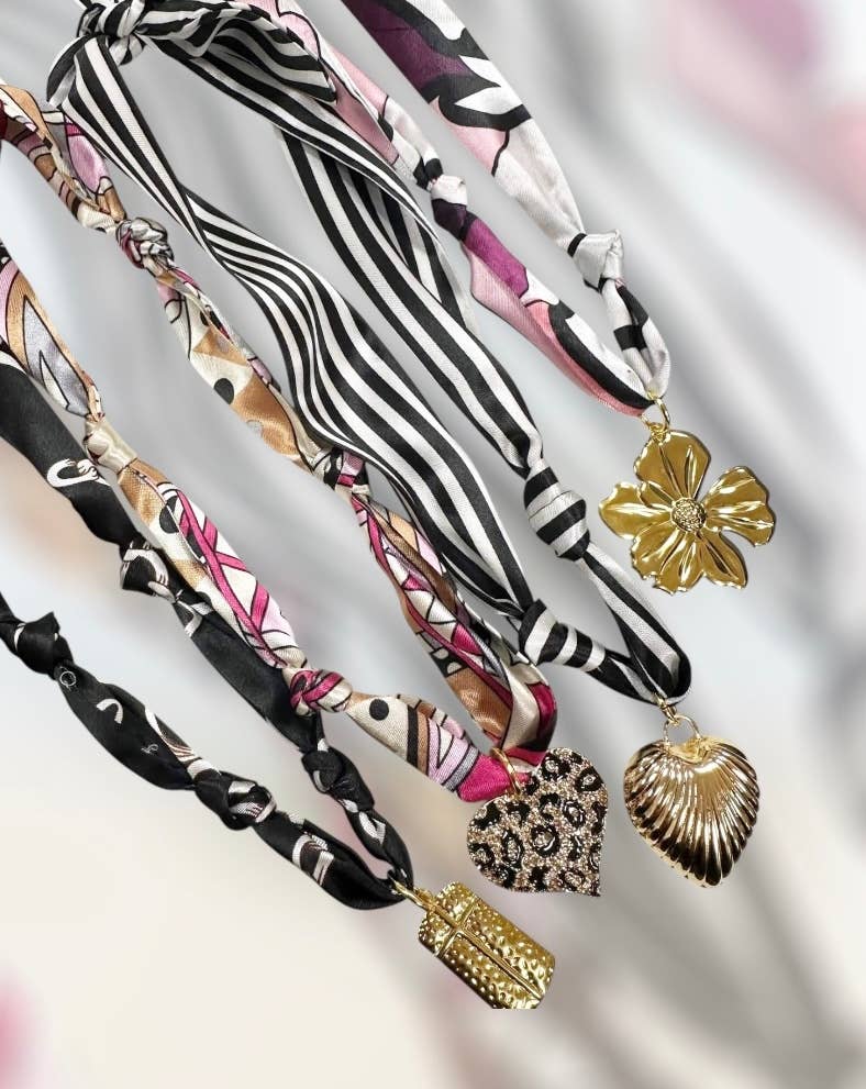 Scarf Charm Necklace 