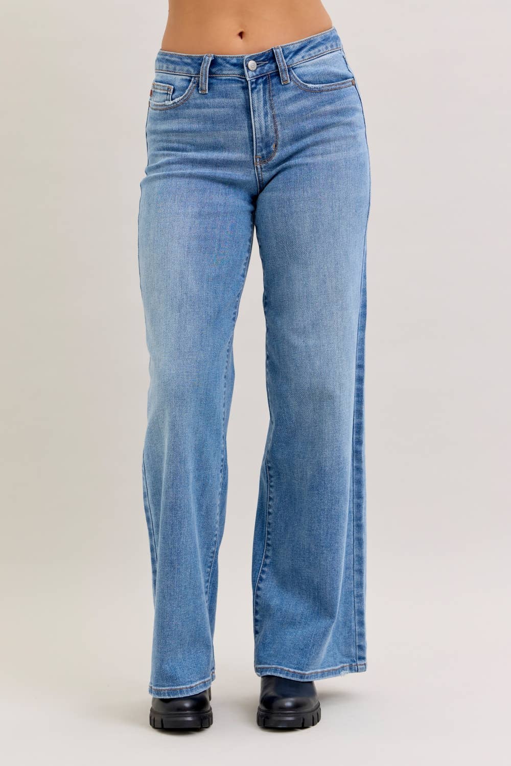 Judy Blue Jeans Midrise Retro Wide Leg
