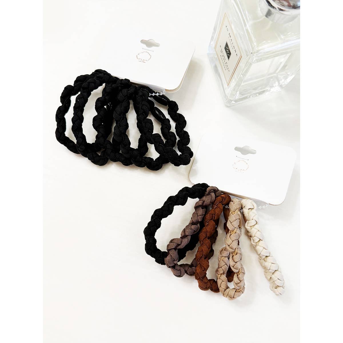 Brown Tone Multi Design Hair Ties