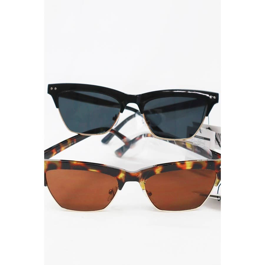 Classic Rectangular Sunglasses