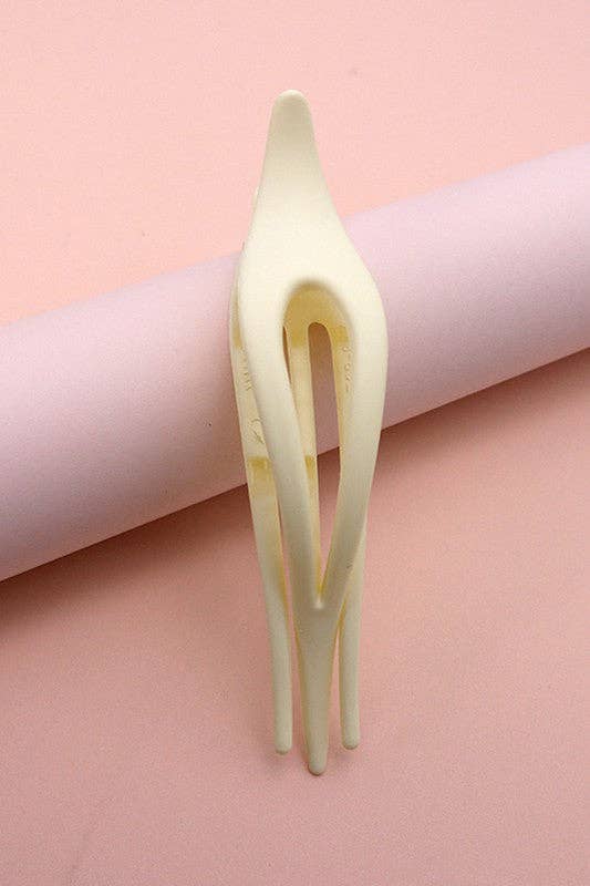 Slim Flat Hair Claw Clips