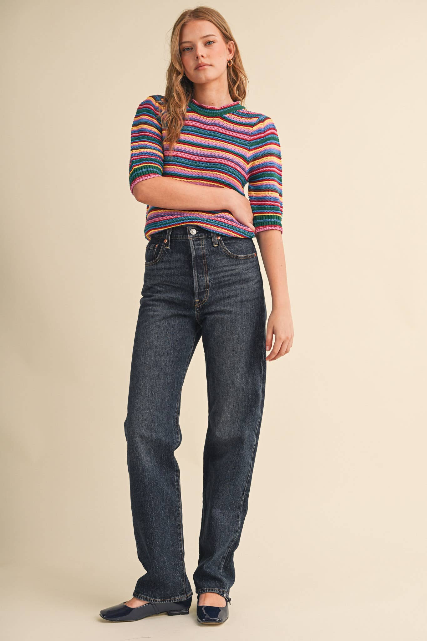 Rainbow Stripe Sweater