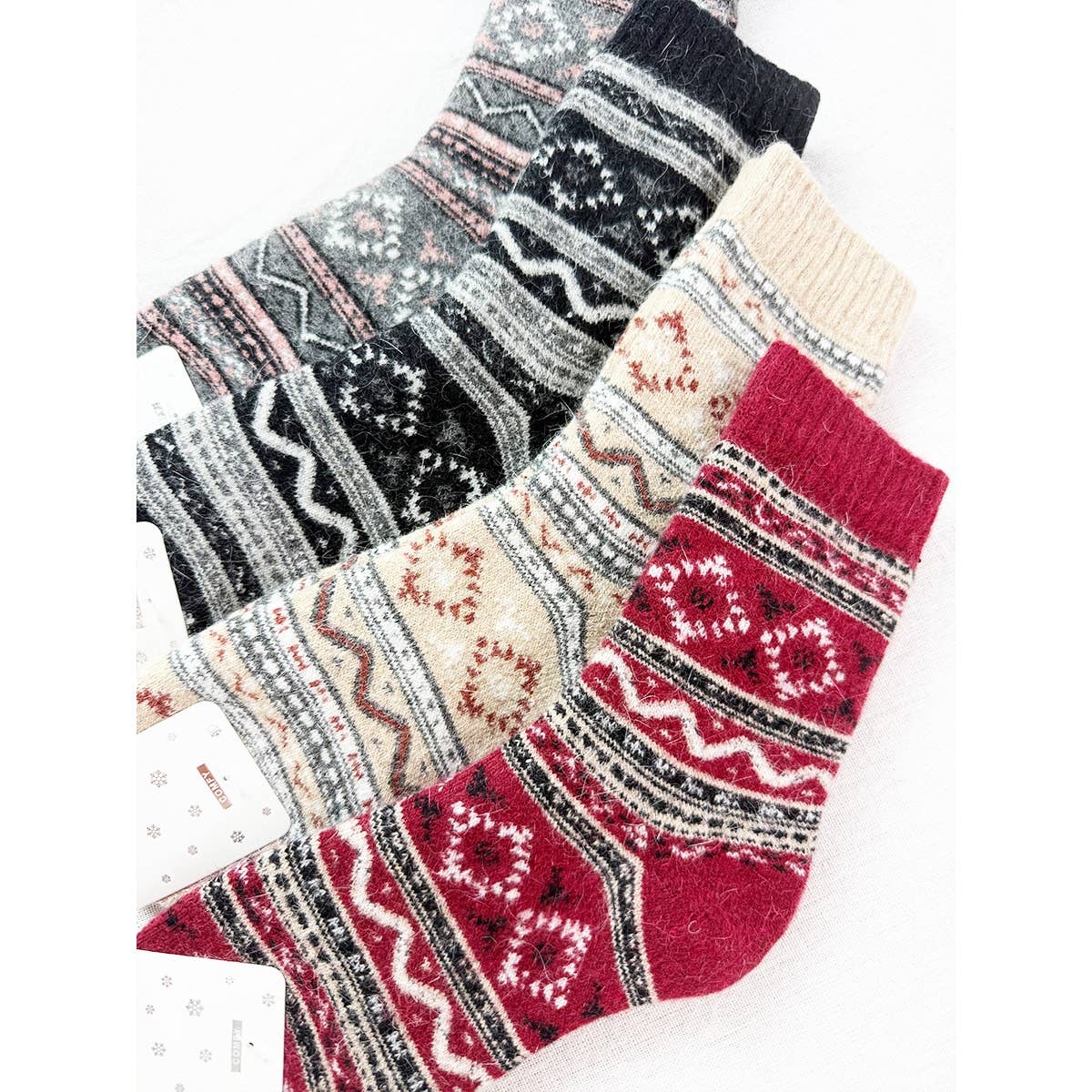 Vintage Winter Aztec Socks