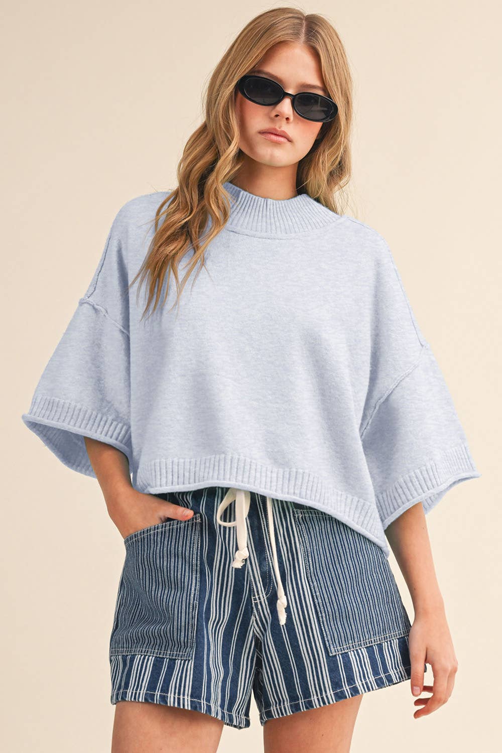 Marley Knit Short Sleeve Sweater