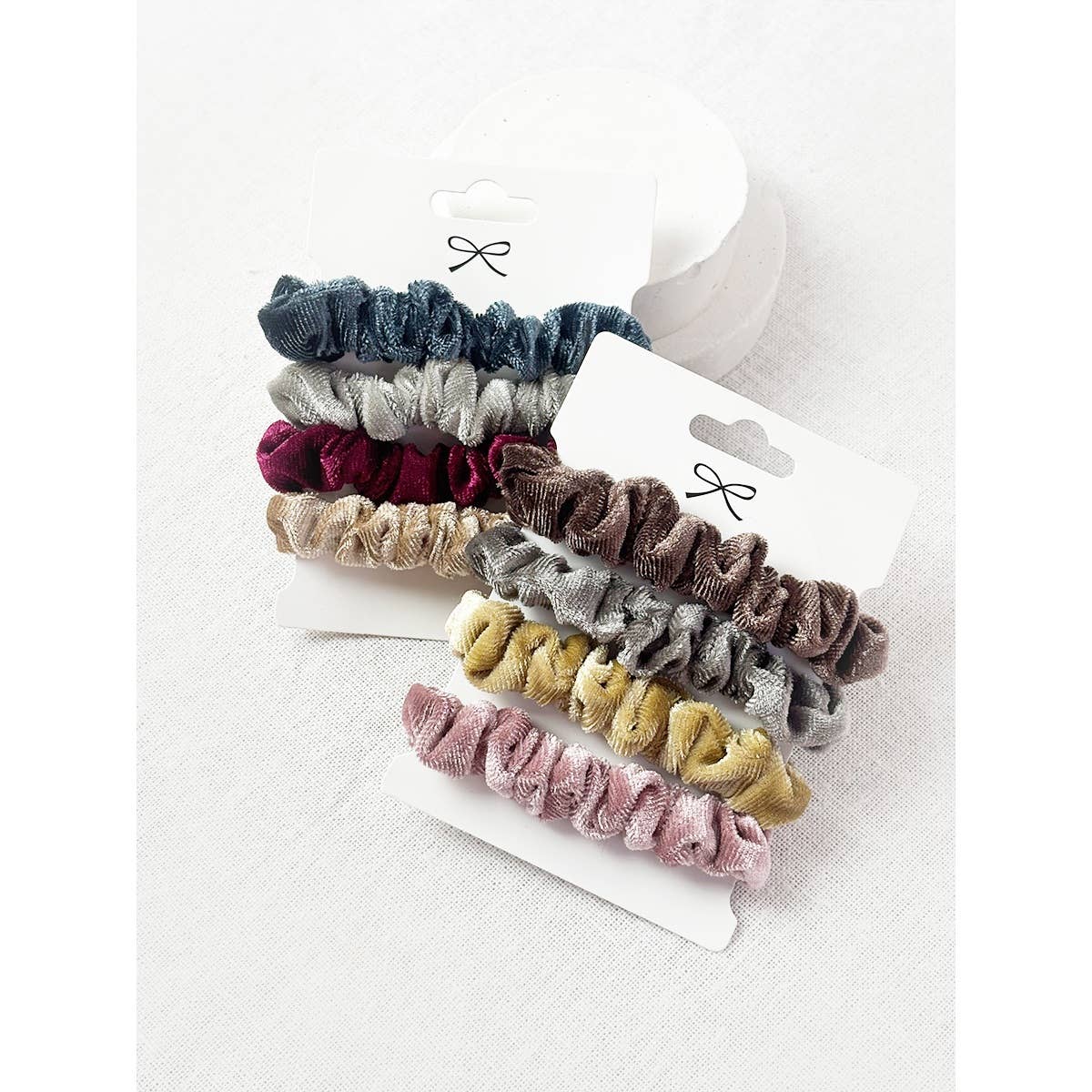 Velvet Assorted Scrunchie Set