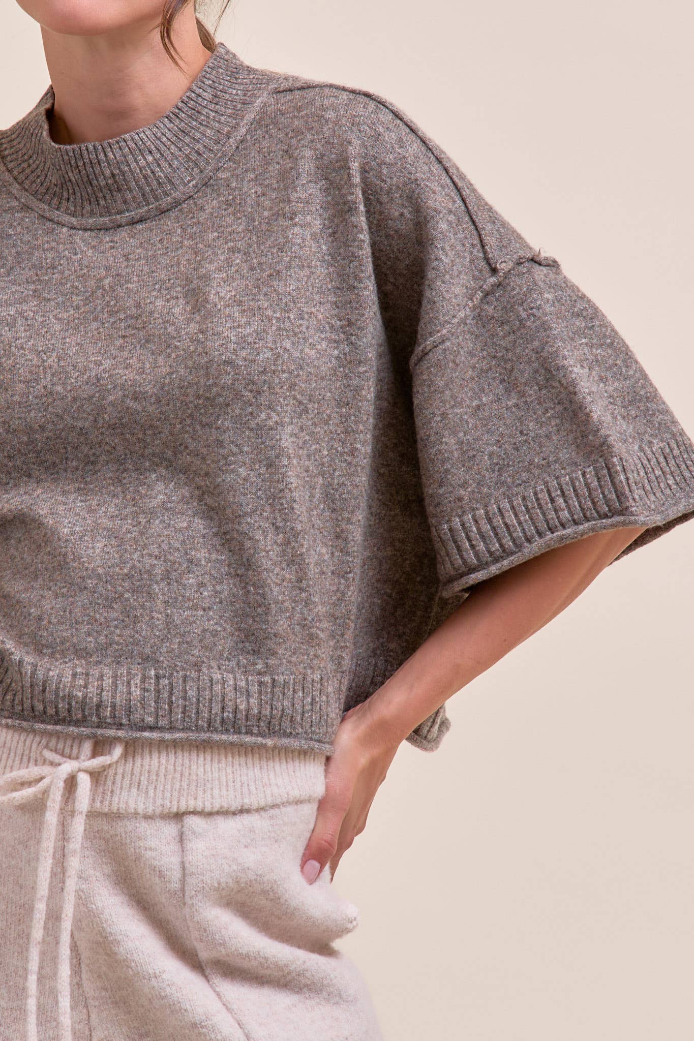 Marley Knit Short Sleeve Sweater