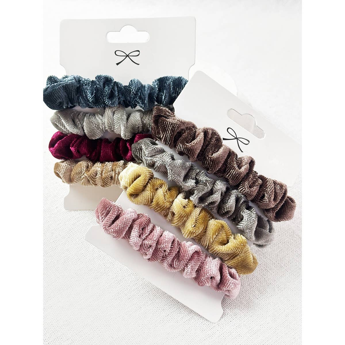 Velvet Assorted Scrunchie Set