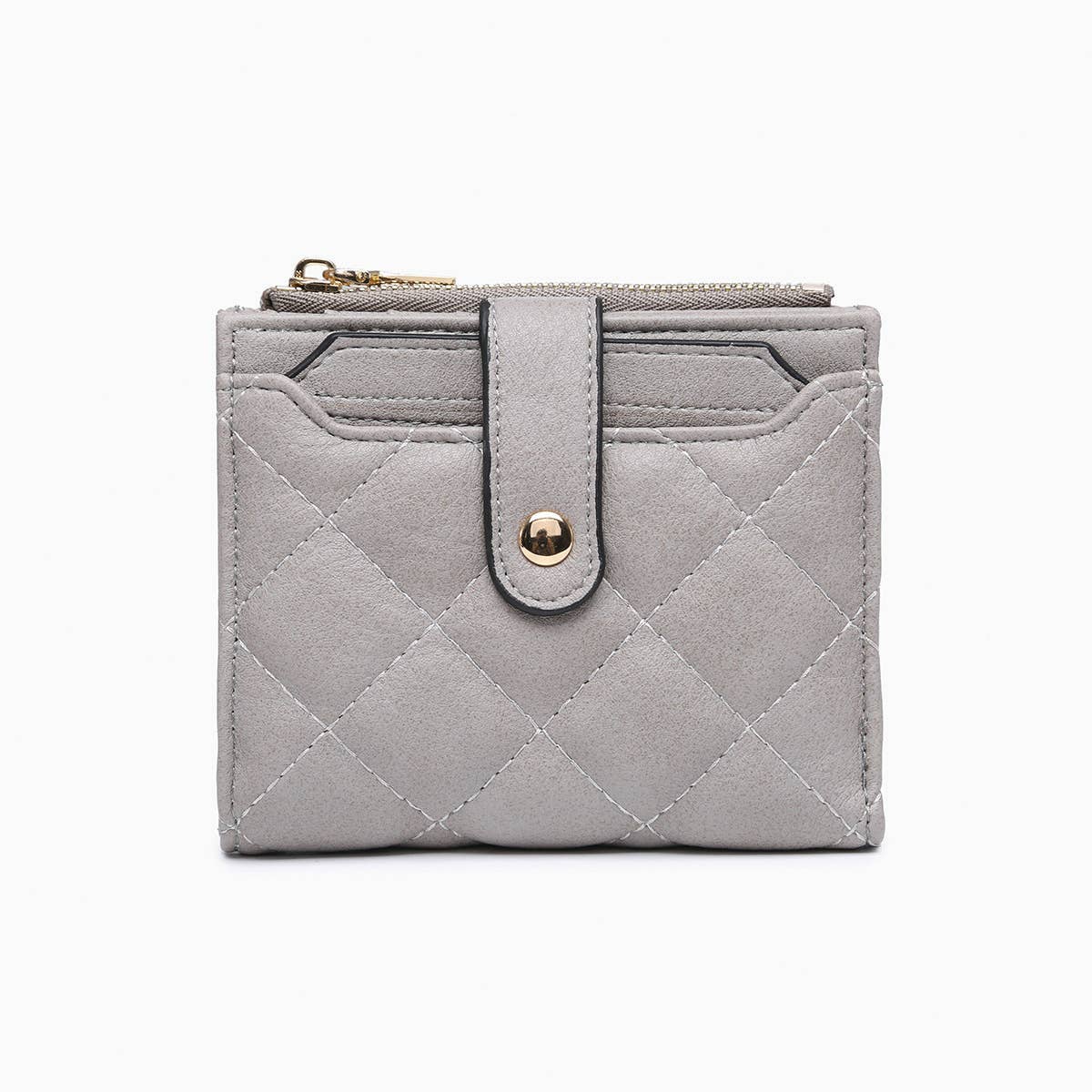 Melody Quilted Zip Top Wallet
