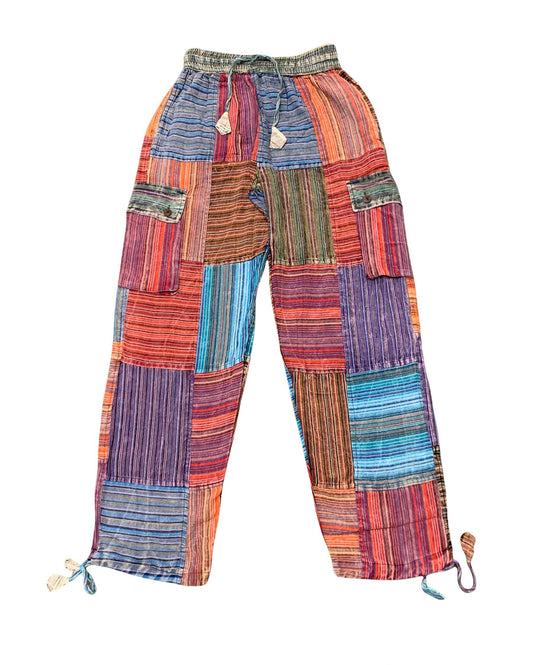 Colorful Patchwork Pants