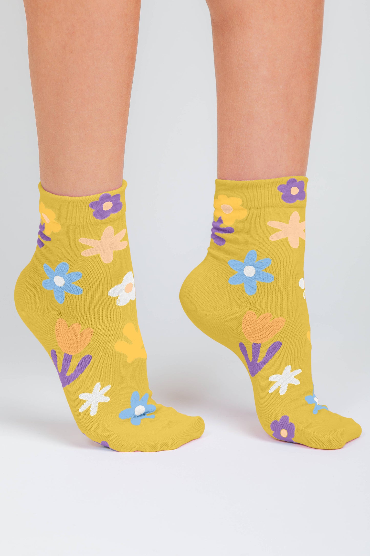 Floral Print Socks