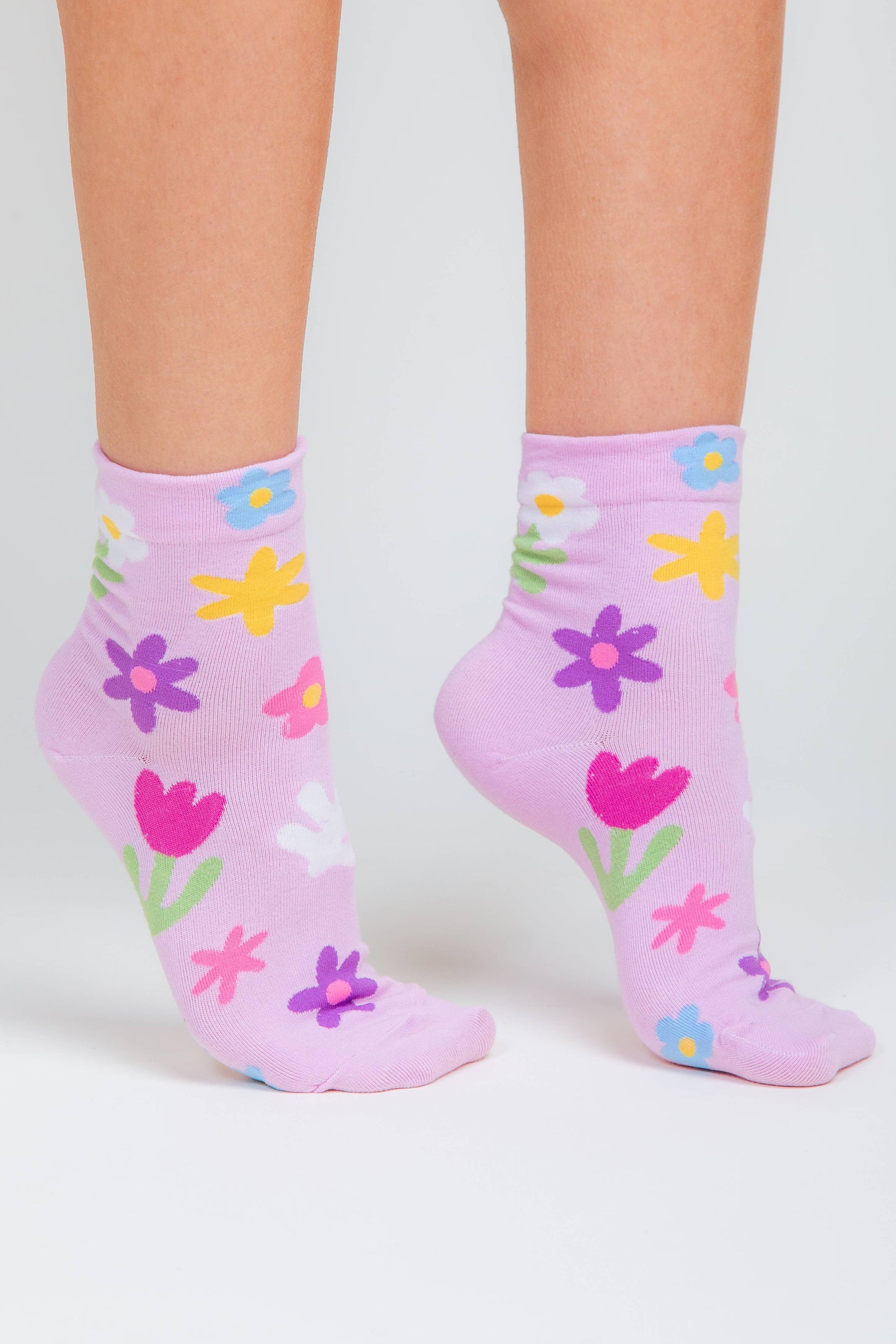 Floral Print Socks