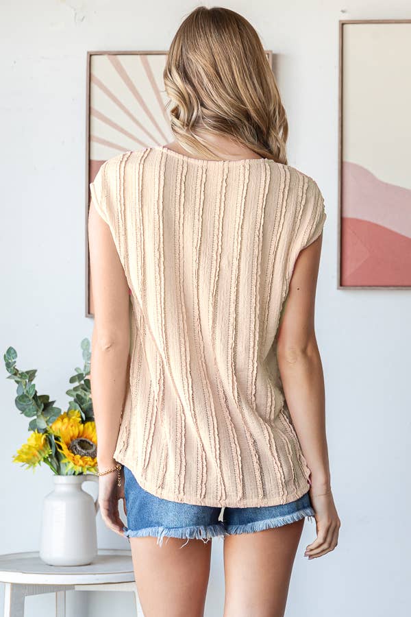 Cleo Textured Top