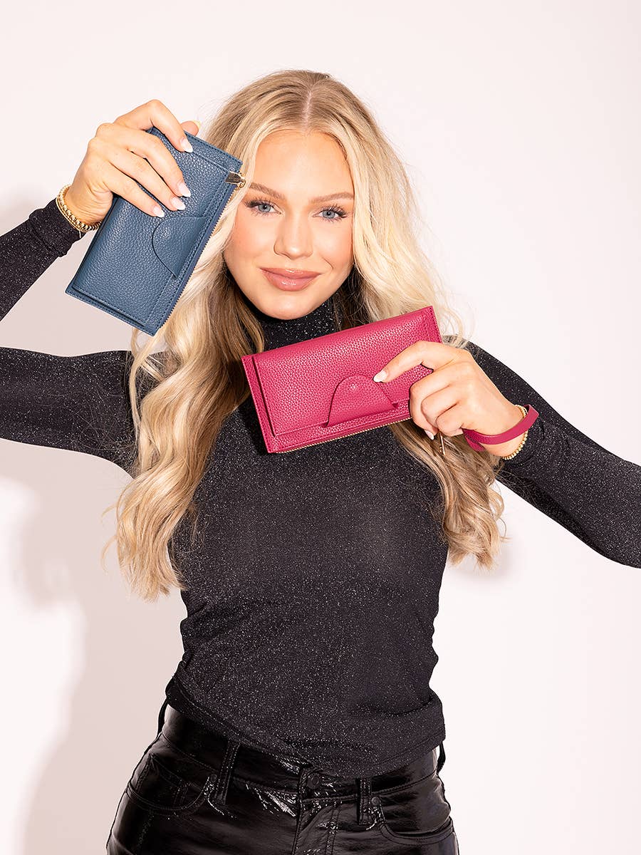Kyla RFID Wallet w/ Snap Closure