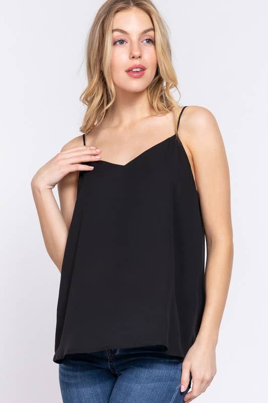 Layering Woven Cami Top
