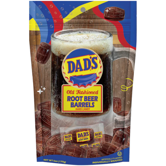 Dad's Root Beer Barrels Hard Candy Peg Bag