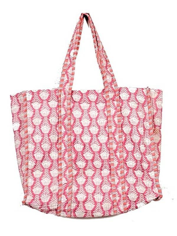 Organic Quilted Tote Bag