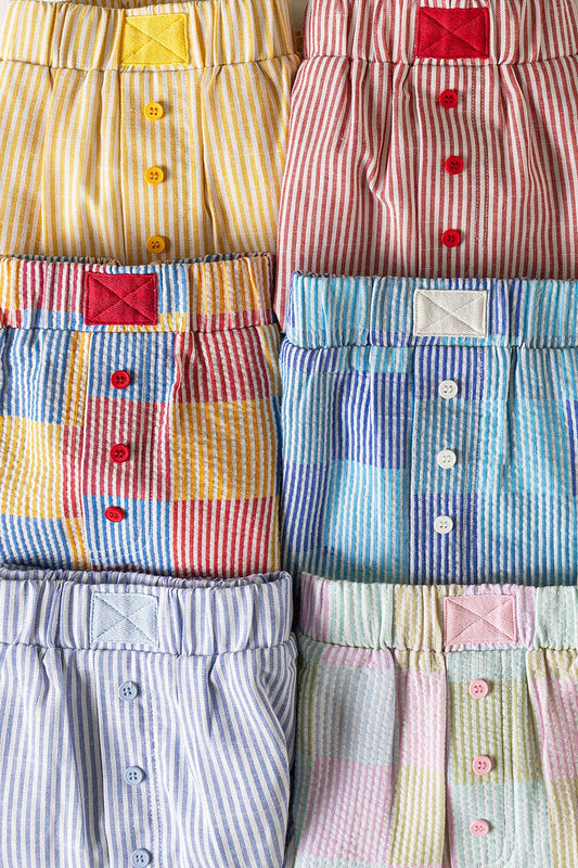 Striped & Checker Boxer Shorts