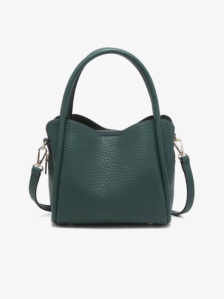 Ruby 3-Compartment Satchel w/ Dual Handles