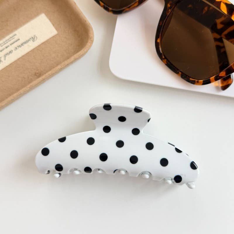 Polka Dot Hair Clip