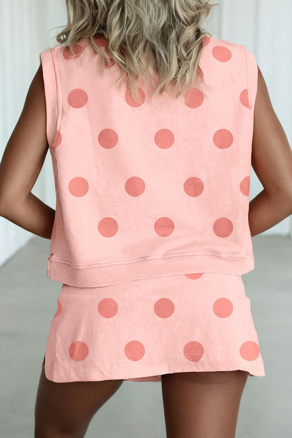 Polka Dot Tank & Skort Set