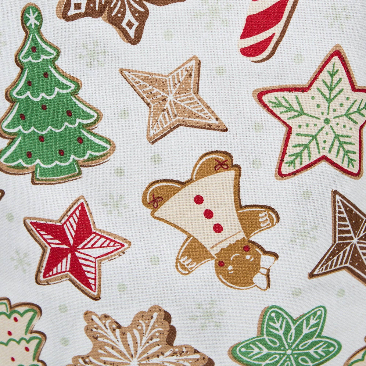 Santa's Cookies Embellished Dishtowel