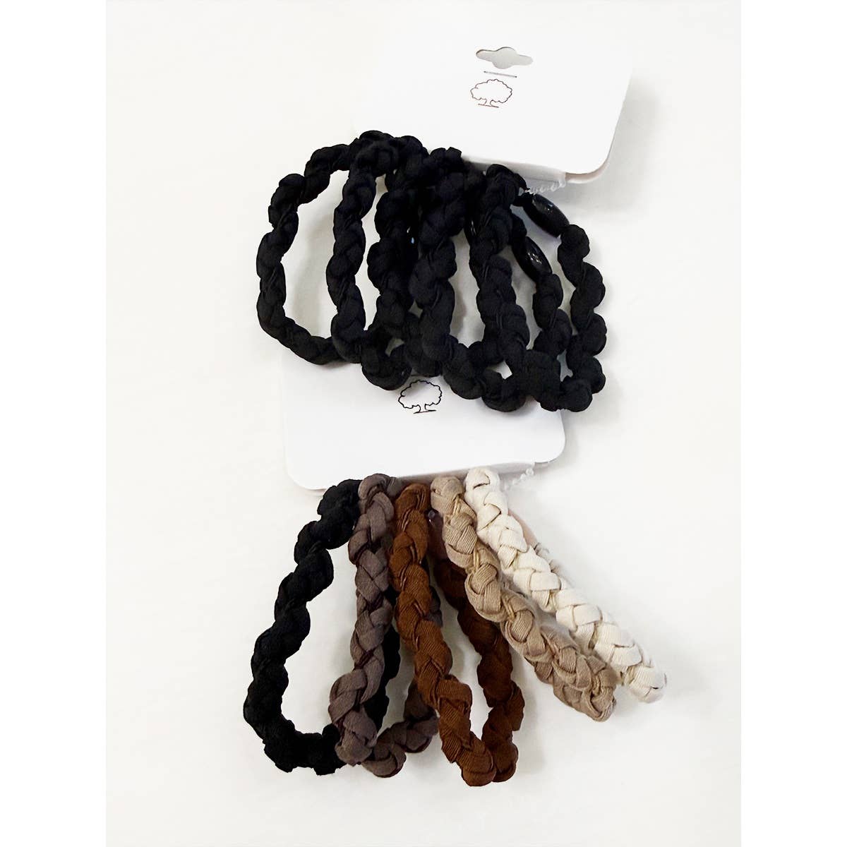 Brown Tone Multi Design Hair Ties