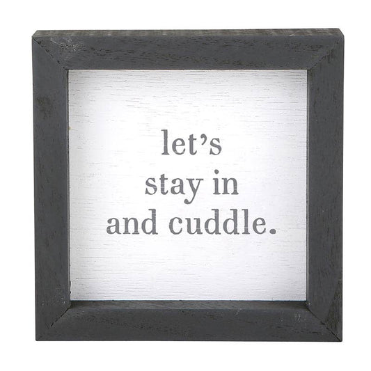 Let's Cuddle Sign