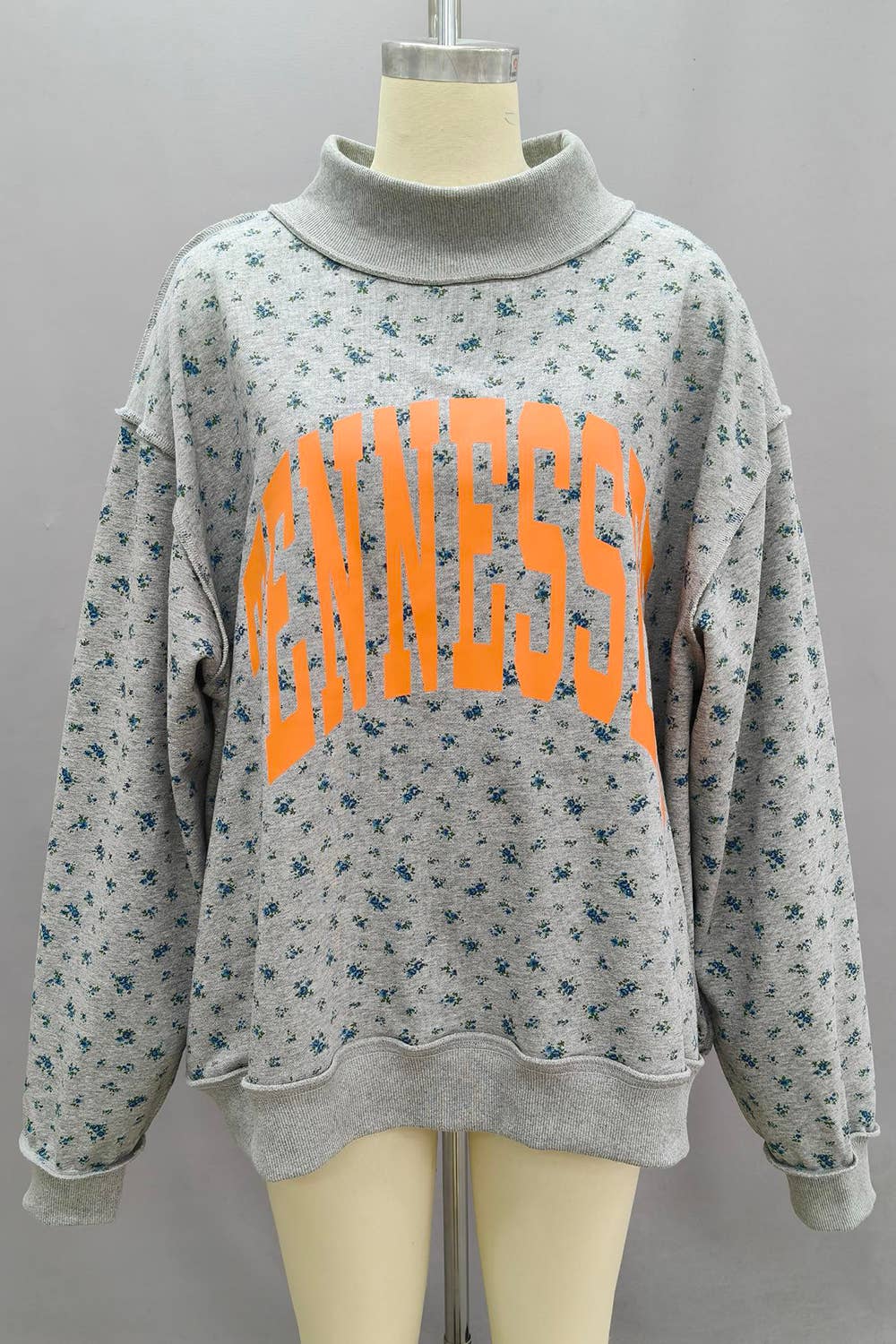 TENNESSEE & TN Mock Neck Reversible Sweatshirt