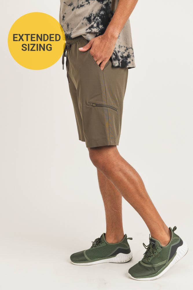 MEN - EXTENDED Active Drawstring Shorts