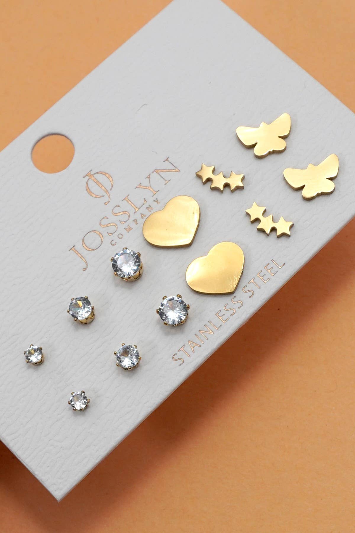 18K Set of 6 Studs | 40E455