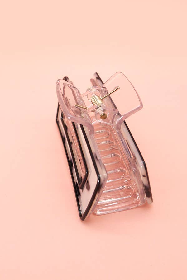Tortoise Acetate Hair Claw Clip