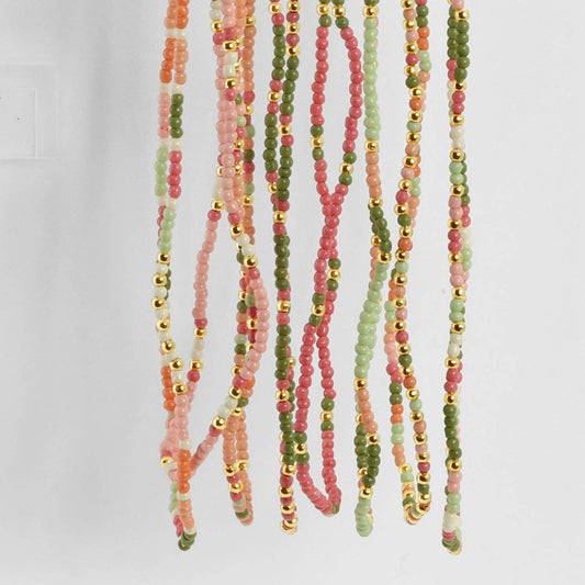 Splendid Iris Seed Bead Necklaces