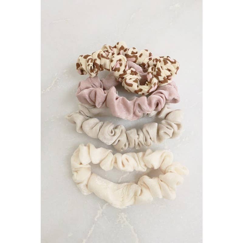 Leopard Scrunchie Set