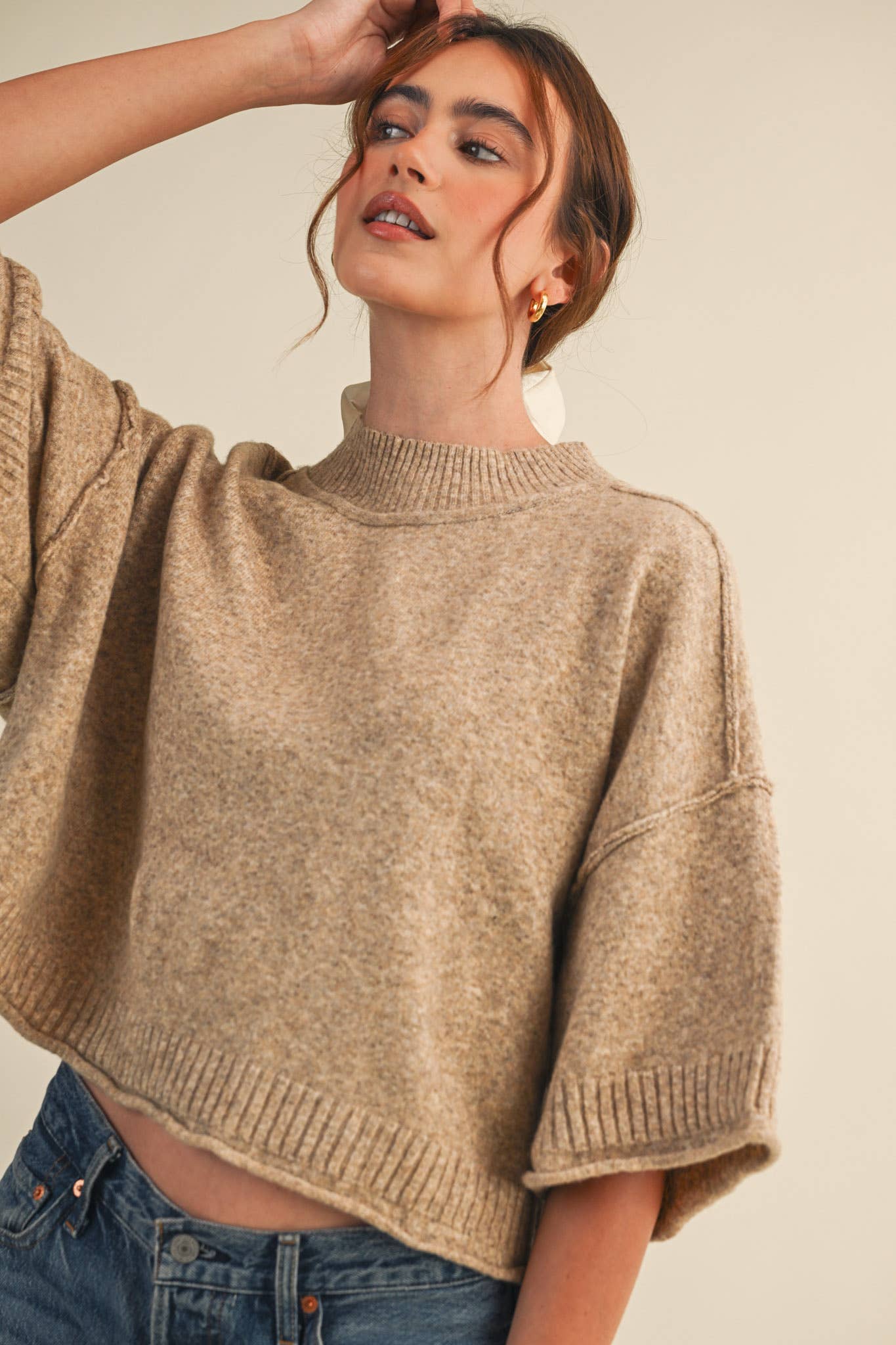 Marley Knit Short Sleeve Sweater