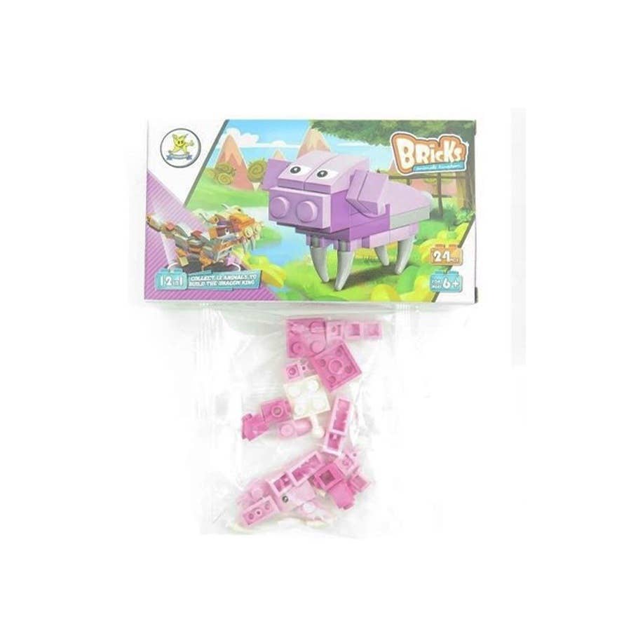 Animal Building Block Toy Set