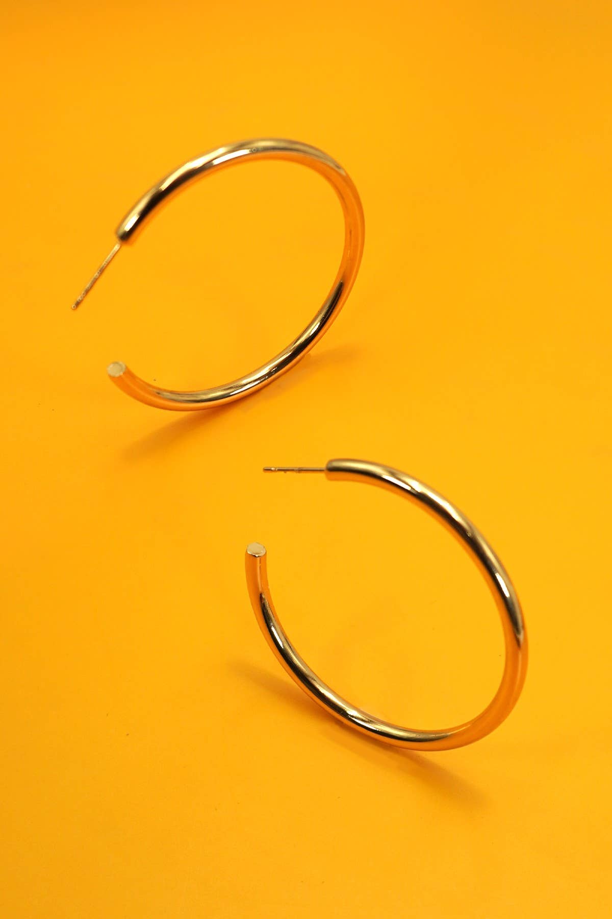 18K Slim Hoop Earrings