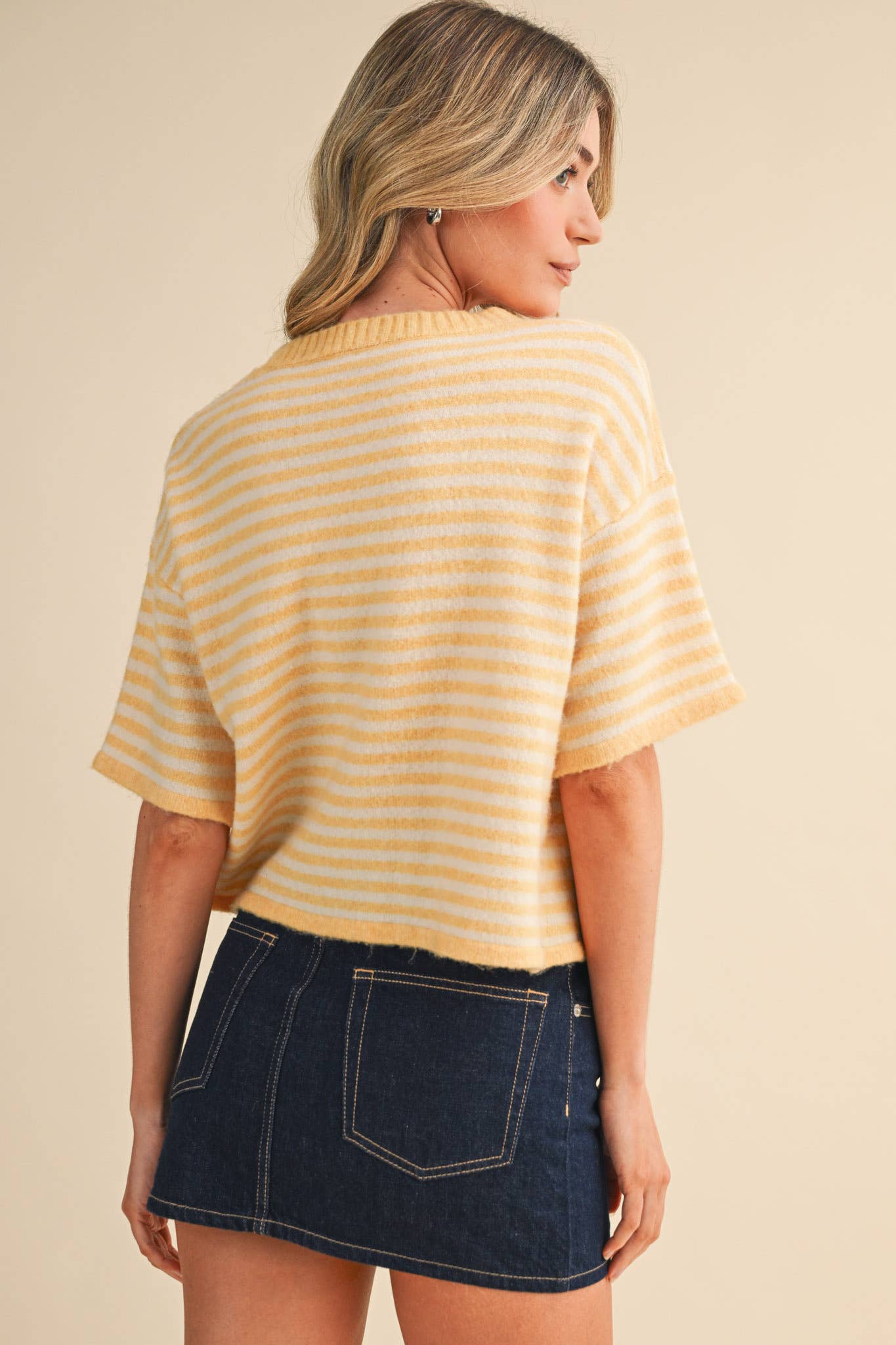 Lilly Striped Sweater Cardigan