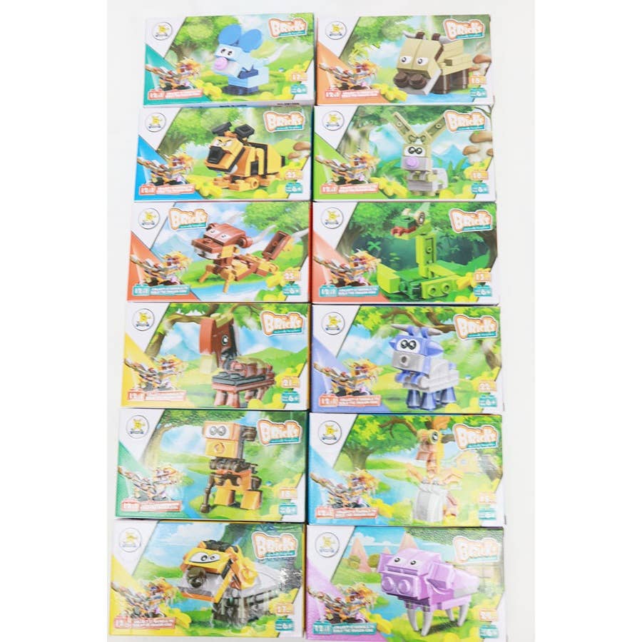 Animal Building Block Toy Set