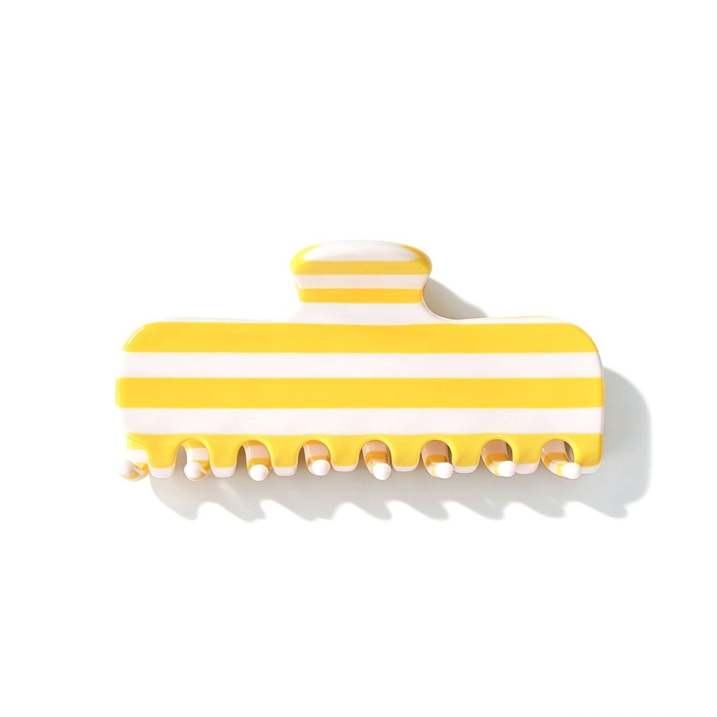 Retro Striped Claw Clip