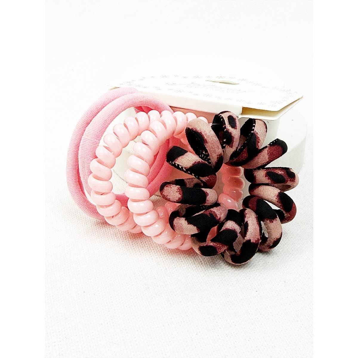 Leopard Mixed Hair Tie Set