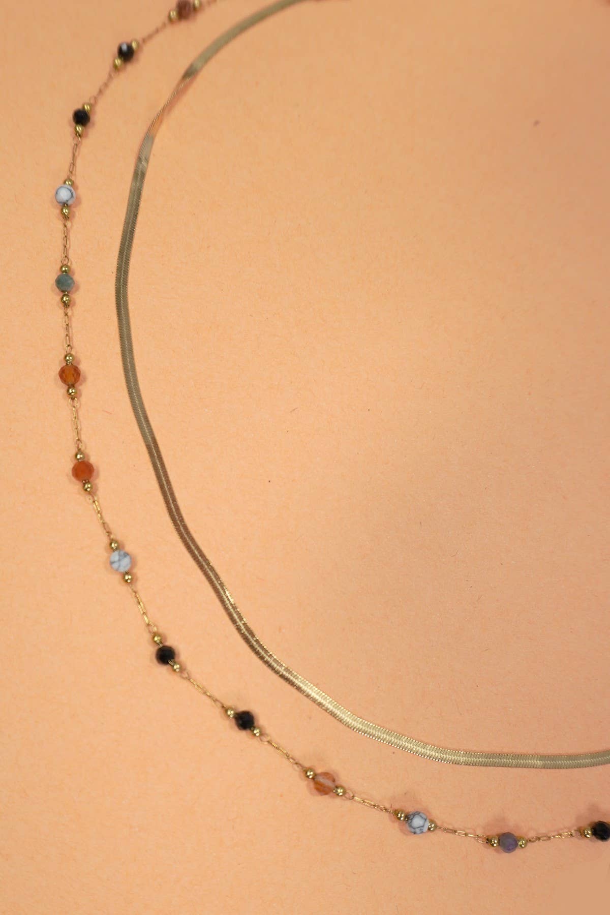 Layered Bead Necklace