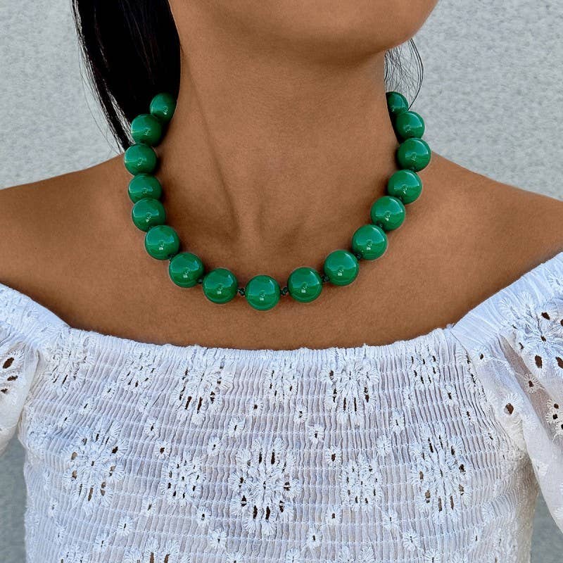 Chunky Beaded Necklace