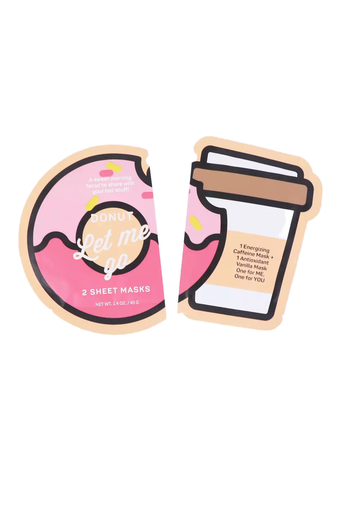 Donut Let Me Go Facial Sheet Mask (2 in 1)