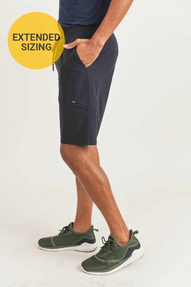 MEN - EXTENDED Active Drawstring Shorts