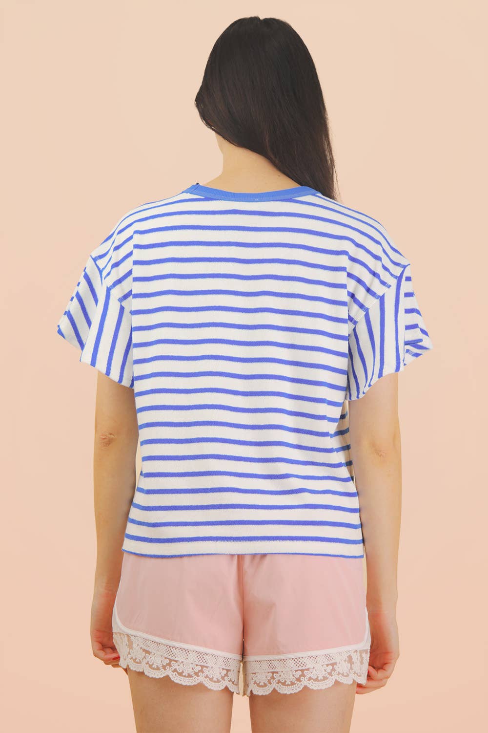 Sophia Ruffle Stripe Knit Top