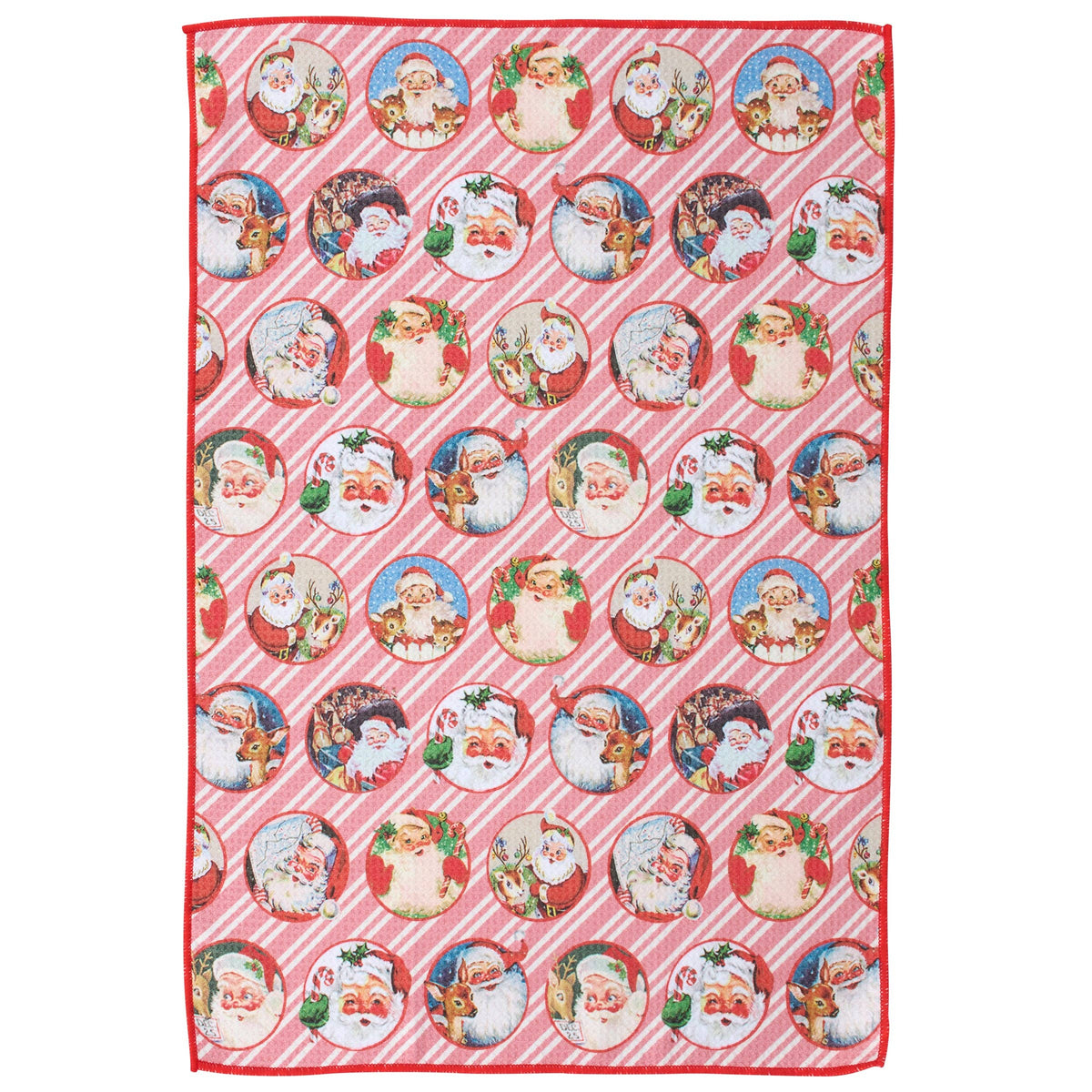 Santa Faces Kitchen Towel