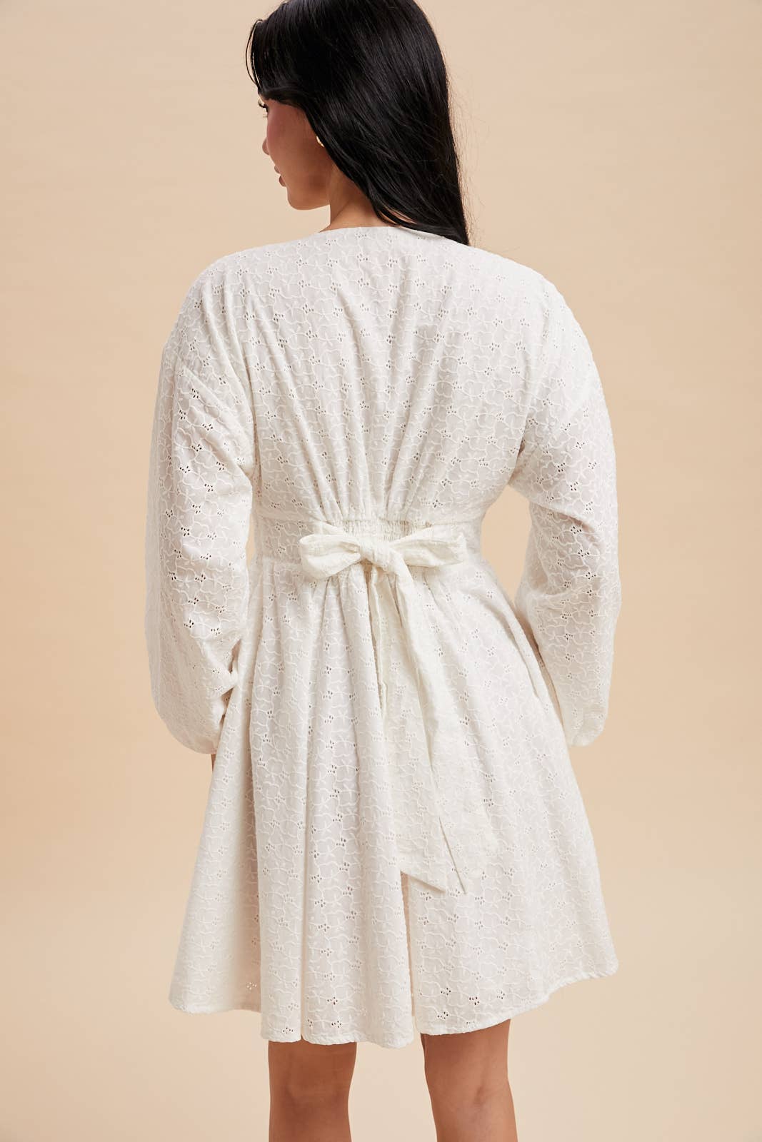 Ella Eyelet Button Down Dress