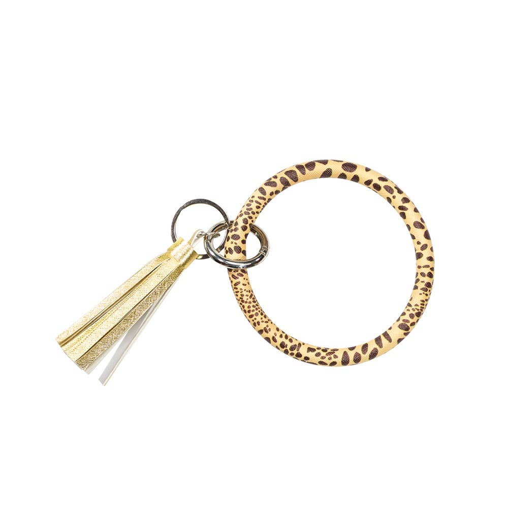 Cheetah Bangle Keychain